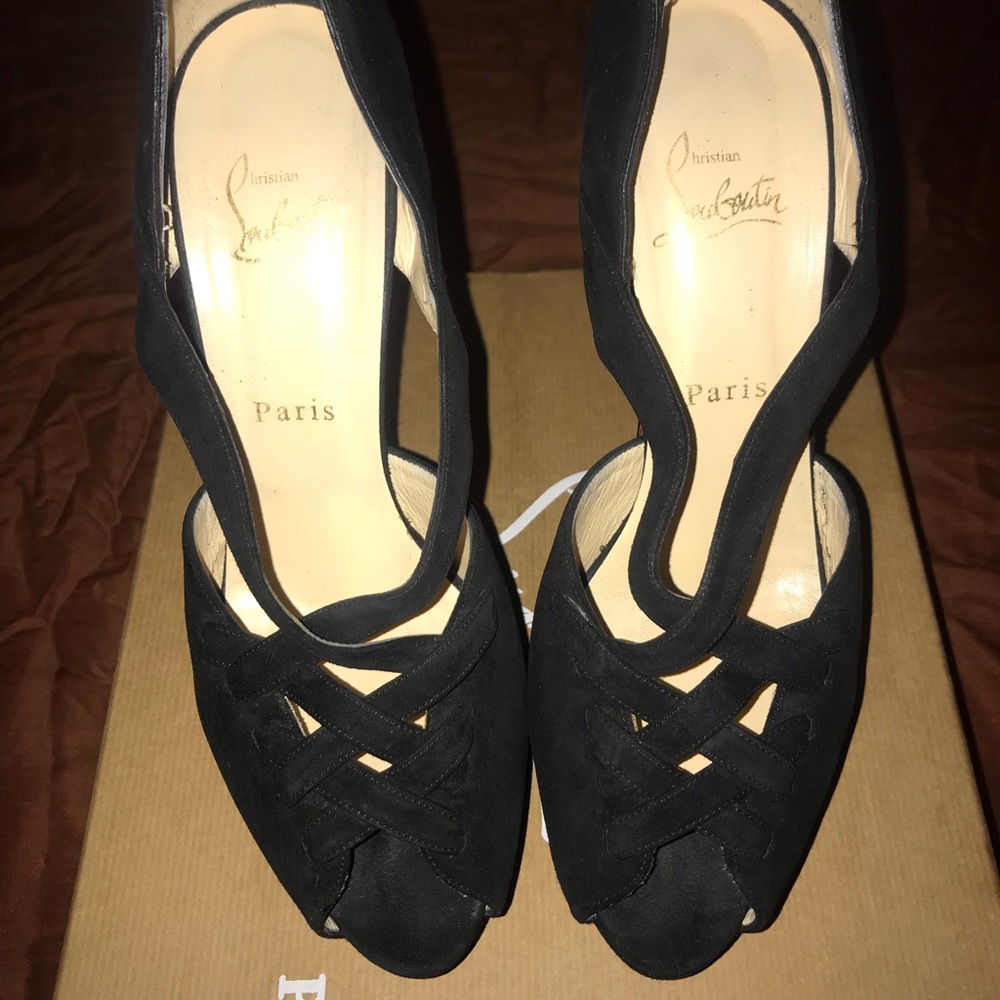 Authentic Christian Louboutin lady corset 150 Veau